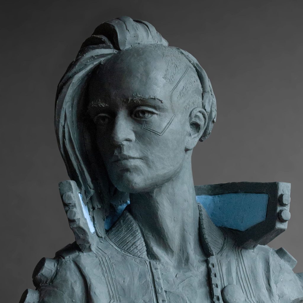 cyberpunk sculpture